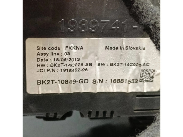Přístrojová deska  Ford Transit Custom 2015 BK2T10849GD, 16881552  