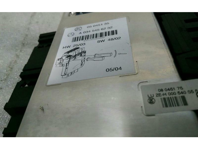   Pojistková skříňka A0345456232   Mercedes-Benz SL R230 2004