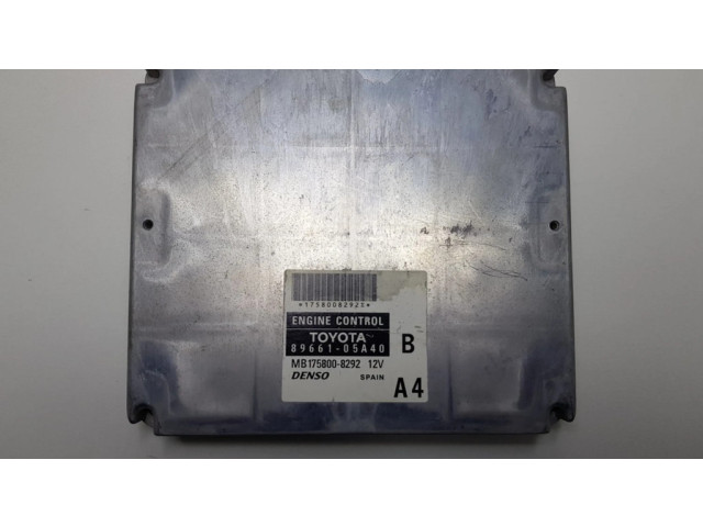 Блок управления двигателя 8966105A40, MB1758008292   Toyota Corolla Verso AR10