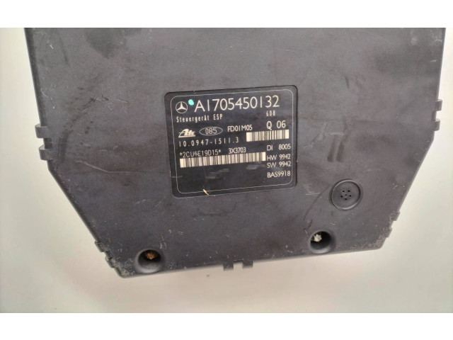 Jednotka ABS A1705450132, A0034317012   Mercedes-Benz SLK R170 2004