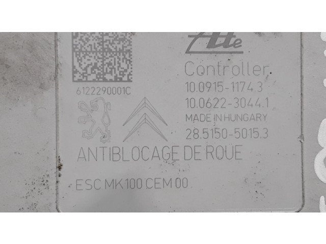 Jednotka ABS 9802460980, 10091511743   Peugeot 208 2014