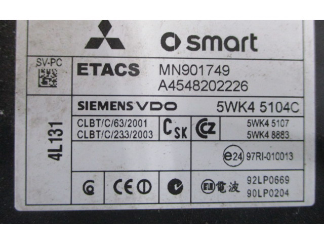   Pojistková skříňka A4545400024, A4545400024   Smart ForFour  2005