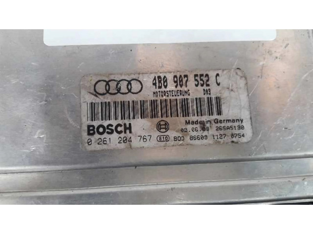 Блок управления двигателя 4B0907552C   Audi A6 S6 C5 4B