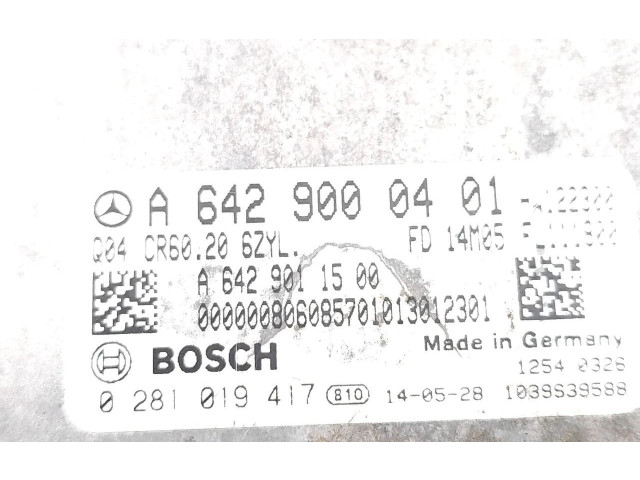 Řídící jednotka A6429000401, 0281019417   Mercedes-Benz ML AMG W166 2015