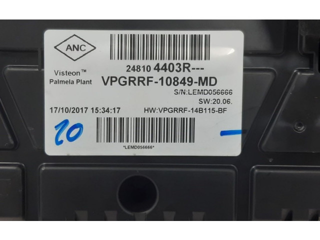 Přístrojová deska  Renault Captur 2018 248104403R, 248104403R  