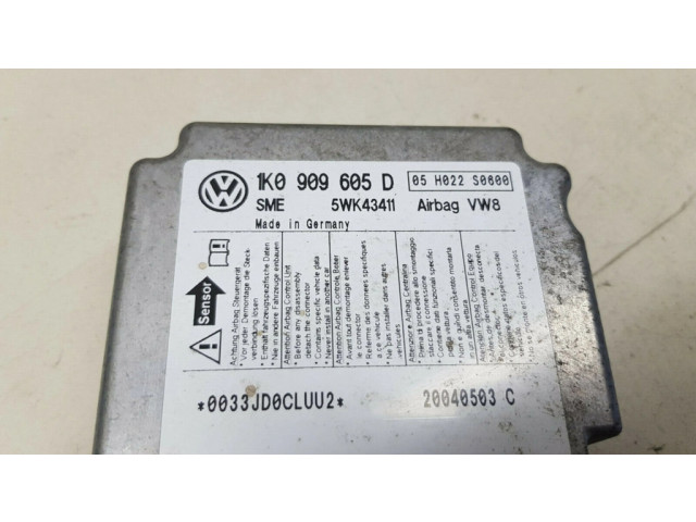 Блок подушек безопасности 1K0909605D   Volkswagen Golf V