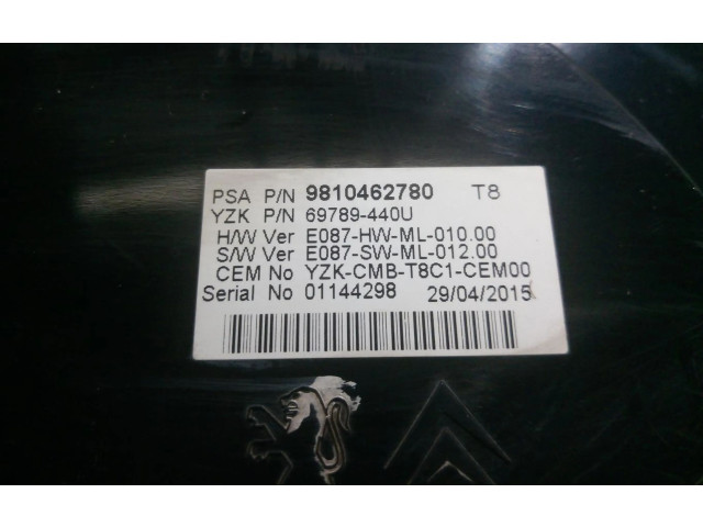 Přístrojová deska  Peugeot 508 RXH 2015 9810462780, 9810462780  