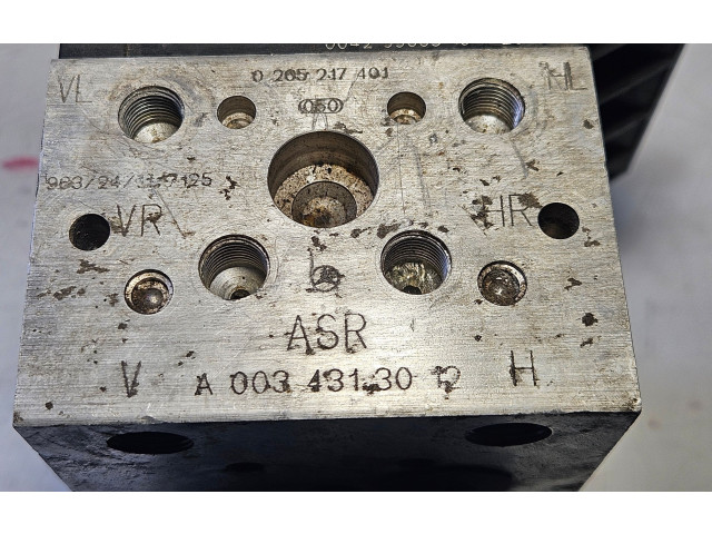 Jednotka ABS A0034313012, 0265217401   Mrcedes-Benz E W210 2002