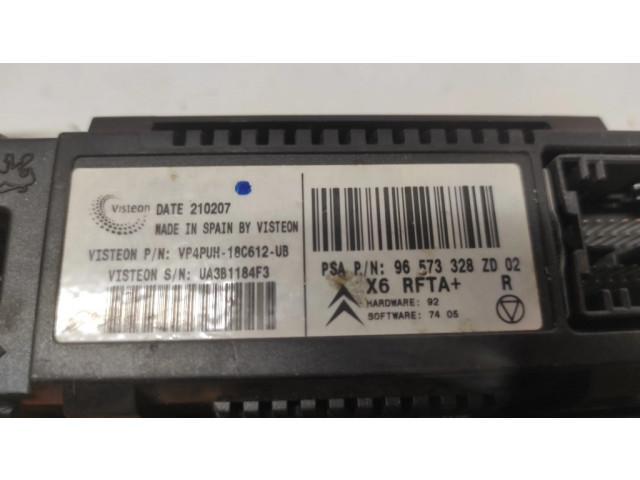 Блок управления климат-контролем 96573328, 96498322   Citroen C6