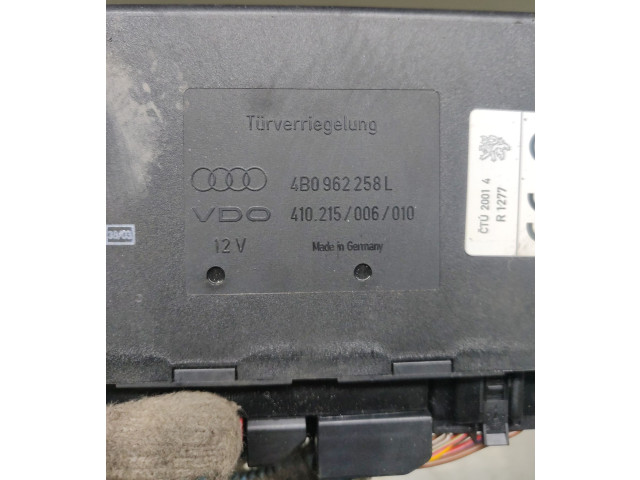 Блок комфорта 4B0962258L   Audi A6 S6 C5 4B   
