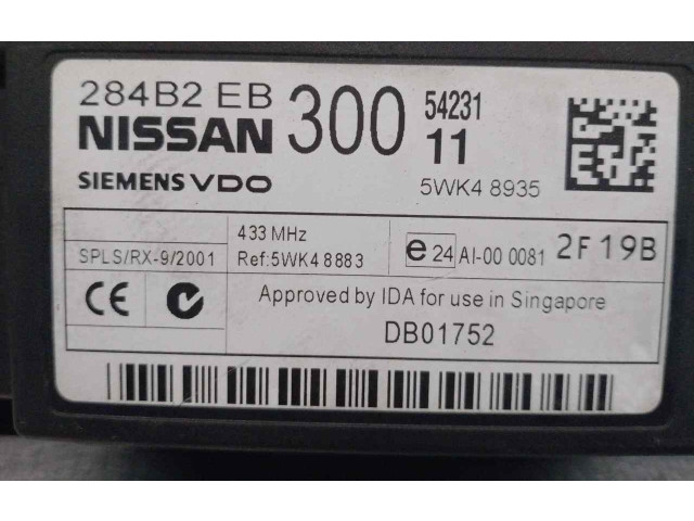 Блок комфорта 284B2EB300, 5WK48935   Nissan Navara   