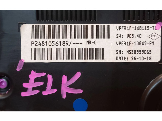 Přístrojová deska  Renault Megane IV 2019 P248105618R, 248105618R  