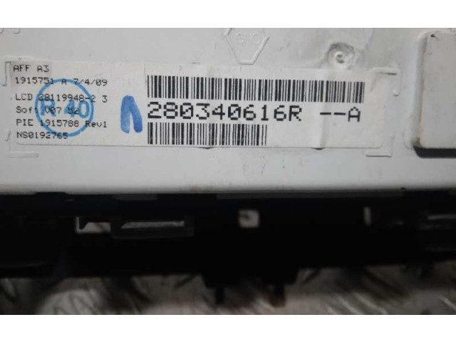 Рулевая рейка  Экран дисплея вверх 280340616R   Renault Laguna III 2007 - 2015 года