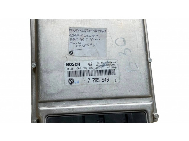 Řídící jednotka 7785540, 13617785540   BMW 3 E30 1988