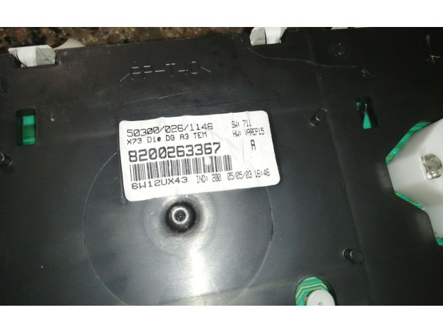 Панель приборов 8200263367, 8200166237   Renault Vel Satis       