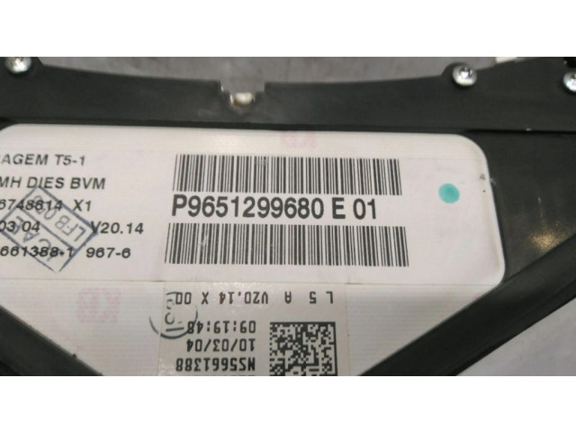 Přístrojová deska  Peugeot 307 2004 6105KS, 9651299680  