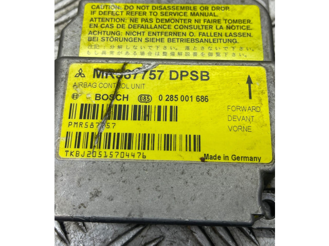 Блок управления надувных подушек 0285001686, PMR587757   Mitsubishi Colt