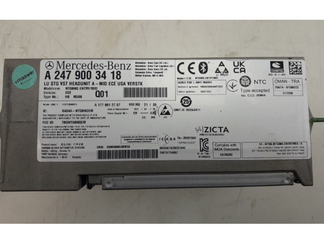 Блок управления A2479003418, A2479003418   Mercedes-Benz GLB x247