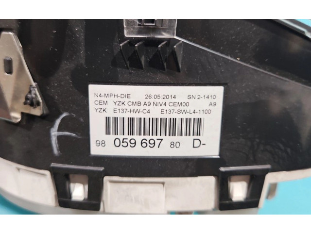 Přístrojová deska  Peugeot 2008 I 2014 9805969780D, IMPRK1371719  