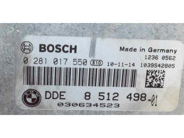 Řídící jednotka 13618512498, 8512498   BMW X1 E84 2011