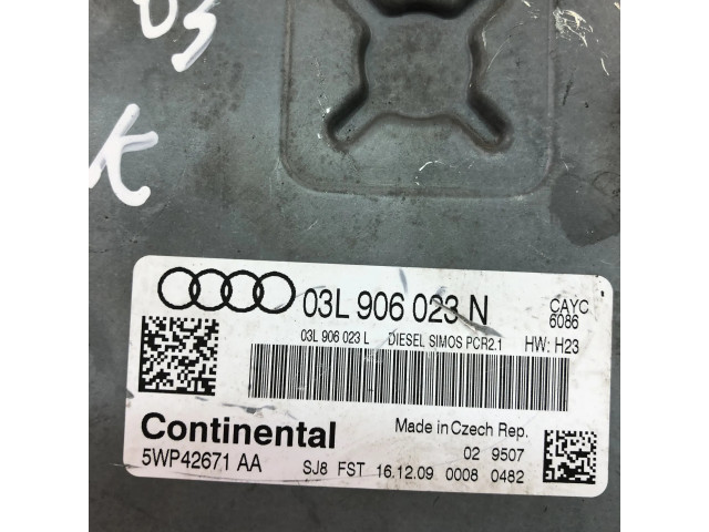 Блок управления двигателем Блок управления 03L906023N   Audi A3 S3 8P