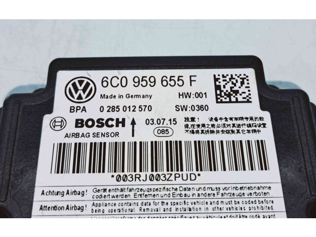 Блок подушек безопасности 6C0959655F   Skoda Fabia Mk3 (NJ)