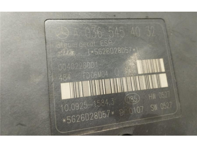 Jednotka ABS A0064310312, 0140001   Mercedes-Benz SLK AMG R171 2006