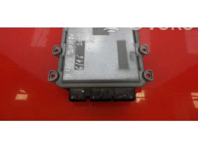 Řídící jednotka 5WS40204E-T, HW9655041480   Peugeot 407 2005
