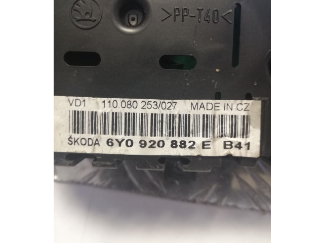 Přístrojová deska  Skoda Fabia Mk1 (6Y) 2002 6Y0920882E  