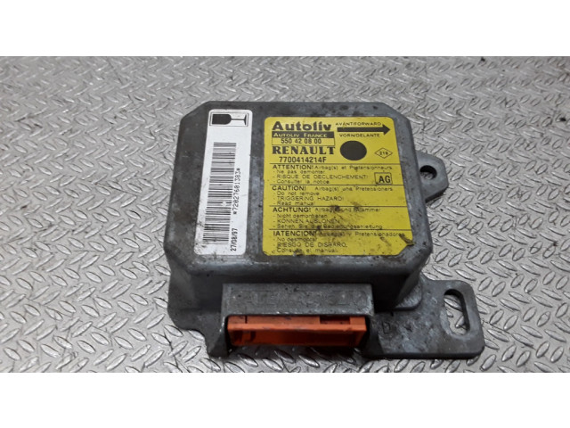 Блок подушек безопасности 550420800, 7700414214F   Renault Clio I