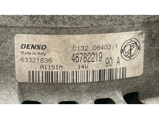 Генератор 63321836, DENSO   Alfa Romeo 147 1.6     