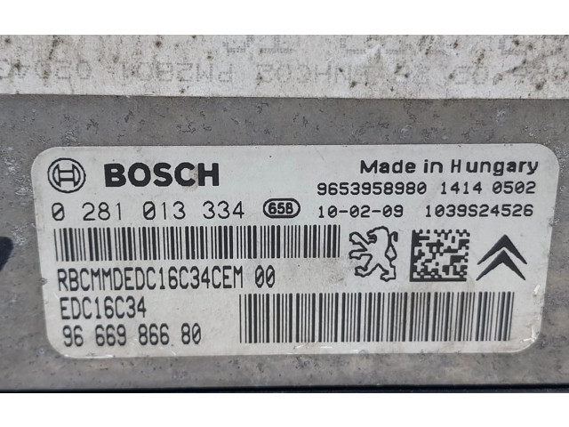 Řídící jednotka 9666986680, 171803   Peugeot 5008 2009