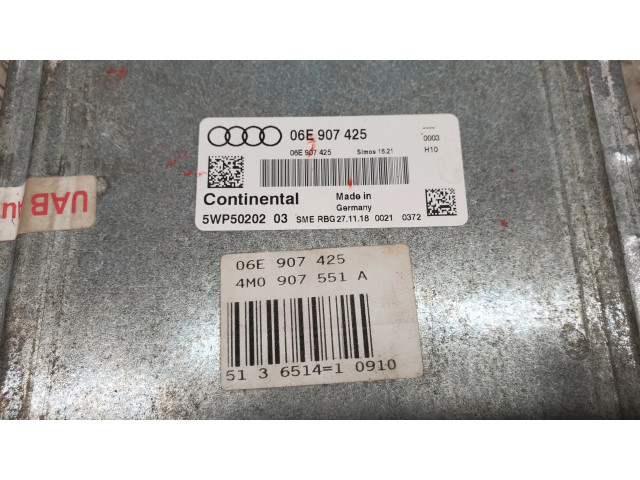 Блок управления двигателя 4M0907551A, 06E907425   Audi Q7 4M