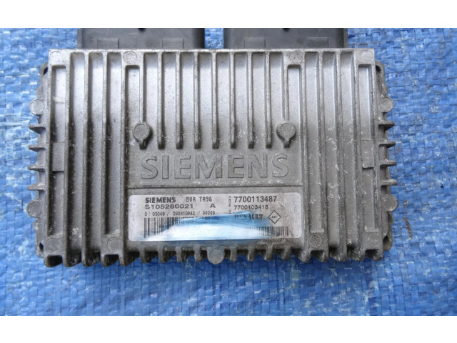 Блок управления коробкой передач 7700113487, S105280021A   Renault Clio I