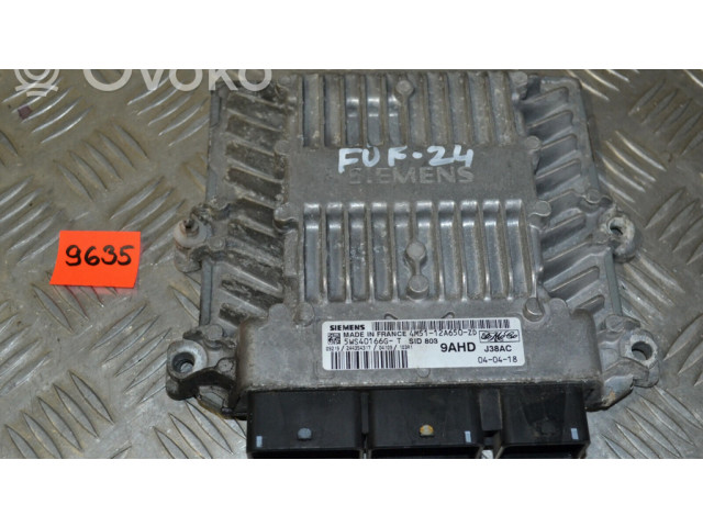 Блок управления двигателя 4M5112A650ZD, 5WS40166GT   Ford Focus C-MAX