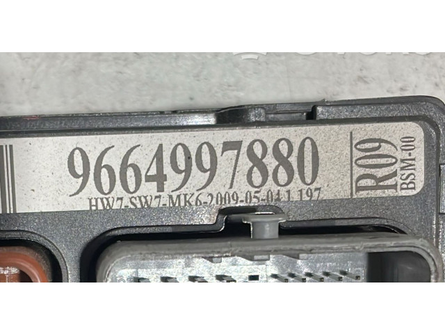Pojistková skříňka Řídící jednotka BSM 9664997880, 9664997880   Peugeot 207 2009