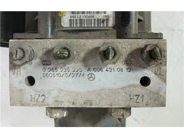 Jednotka ABS 0265235225, 0064310312   Mercedes-Benz A W169 2004