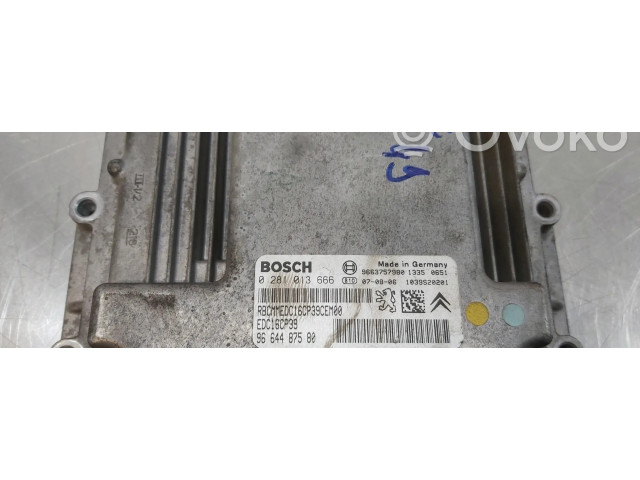 Блок управления двигателя 9664487580   Citroen C-Crosser