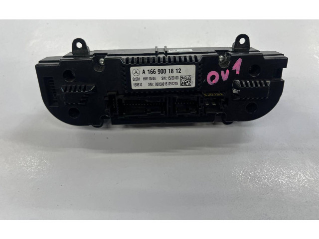 Блок управления климат-контролем A1669001812, 150510   MercedesBenz GLE (W166 - C292)