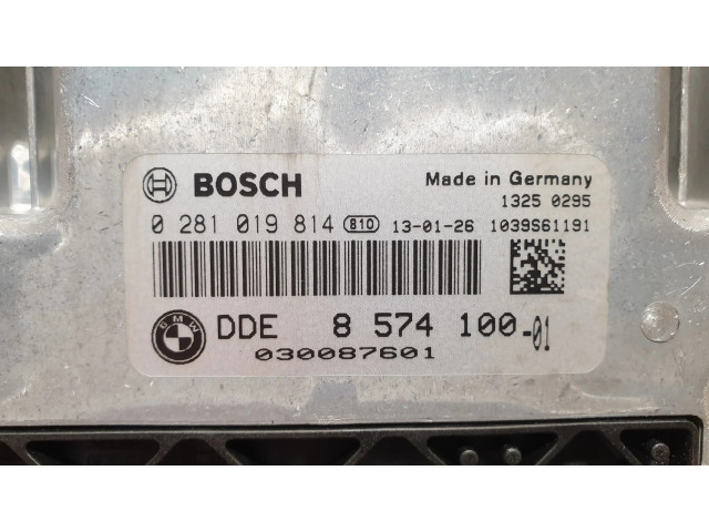 Řídící jednotka 8574100, 0281019814   BMW 5 F10 F11 2013