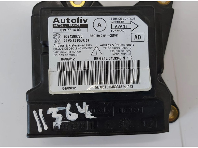 Блок подушек безопасности 9674290780, 619771400   Citroen Berlingo