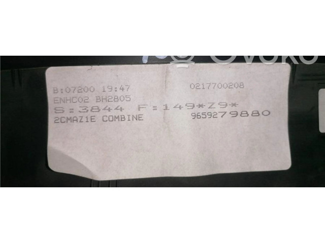 Přístrojová deska  Peugeot 607 2006 9659279880, 0090059  