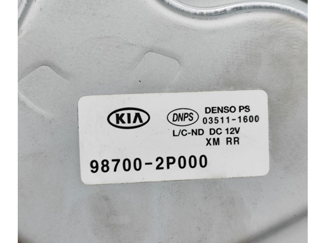 Pojistková skříňka Двигатель стеклоочистителя заднего стекла 987002P000   KIA Sorento 2012