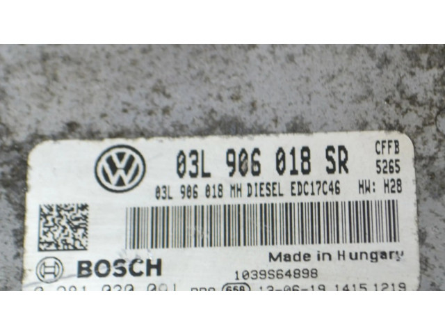 Řídící jednotka 1039S64898, 03L906018MH   Skoda Superb B6 (3T) 2014