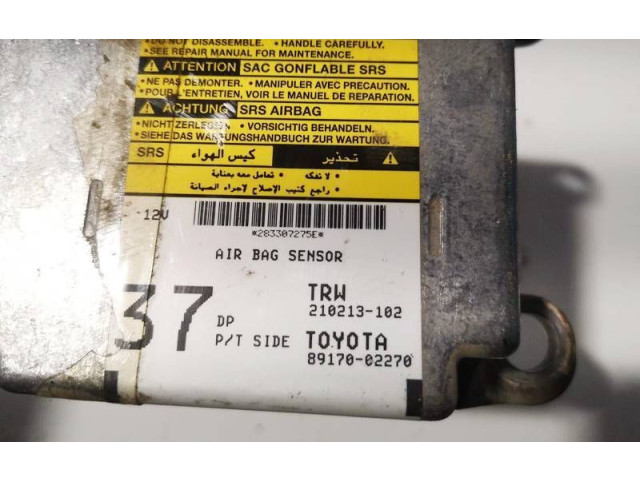 Блок управления надувных подушек    8917002270, 210213-102   Toyota Corolla E120 E130