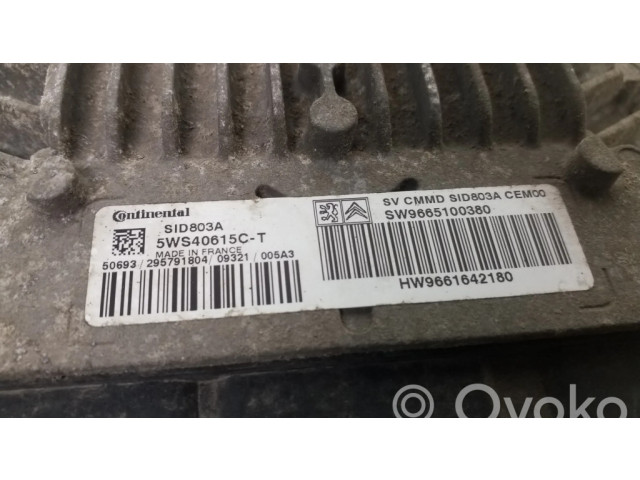Řídící jednotka 5WS40615CT, SW9665100380   Fiat Scudo 2009