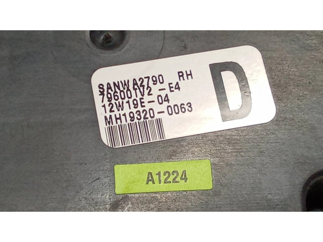 Блок управления климат-контролем 79600TV2, 12W19E04   Honda Civic IX