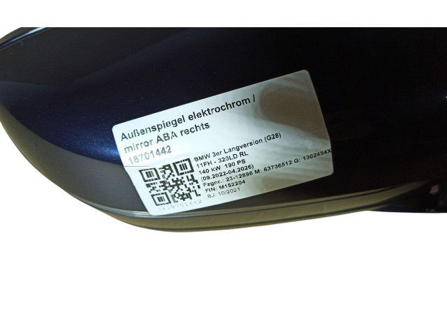 Zpětné zrcátko  BMW 3 G20 G21 2021  9854788, 51169854788  