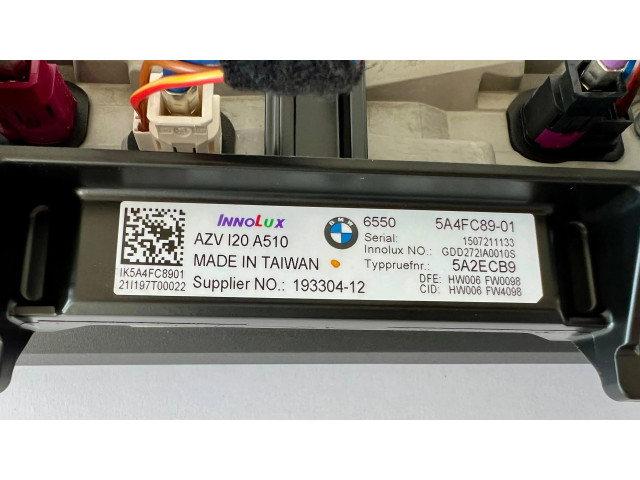Панель приборов 5a4fc89, 5A4FC8901   BMW iX       