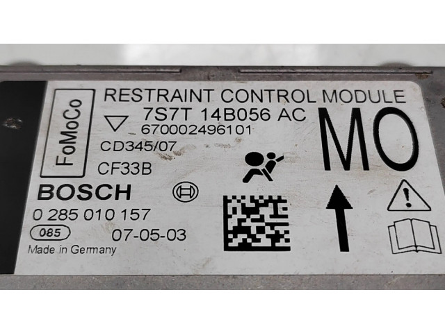 Блок подушек безопасности 7S7T14B056AC, 670002496101   Ford Mondeo MK IV